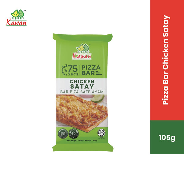 KAWAN Chicken Satay Pizza Bar (75 Secs Only) 105g